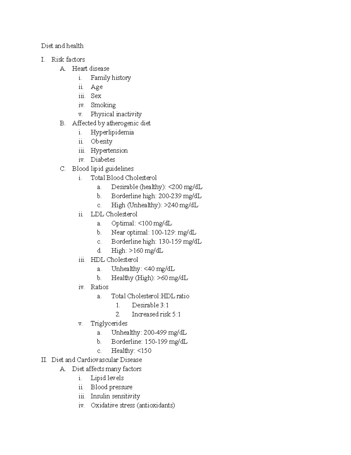 unit-4-diet-and-health-diet-and-health-i-risk-factors-a-heart