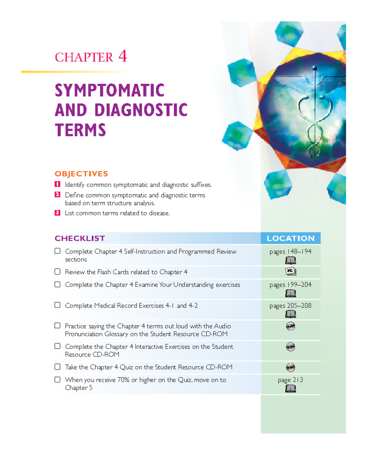 Chapter 4 - efef - CHAPTER 4 SYMPTOMATIC AND DIAGNOSTIC TERMS ...