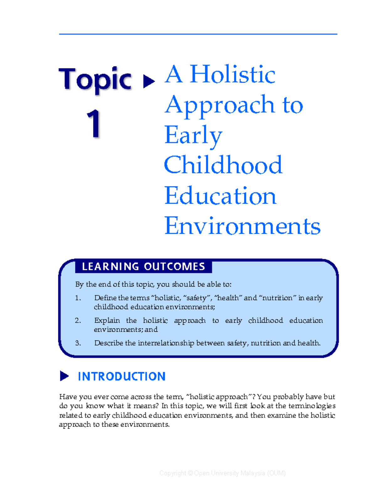 05 HBEC4103 T1 - A Holistic Approach To Early Childhood Education ...