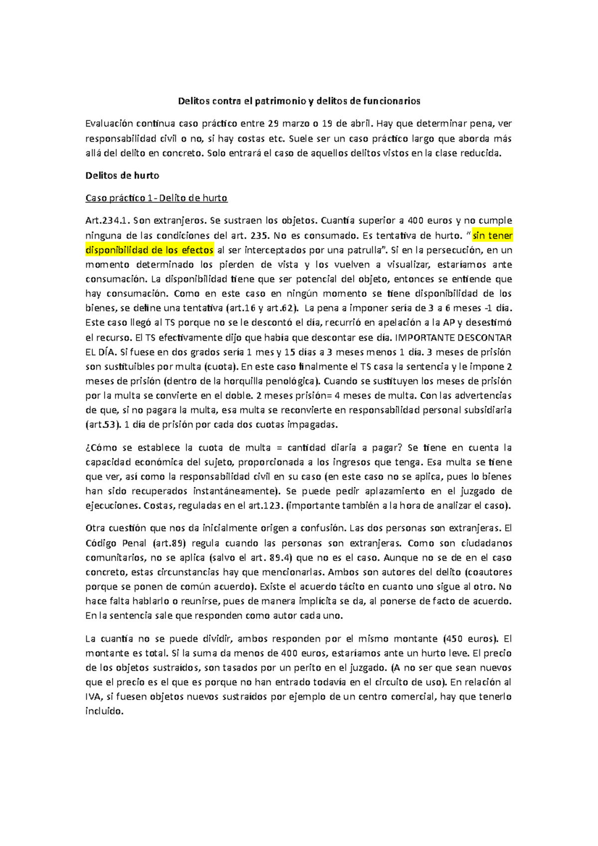 Delitos Contra El Patrimonio Y Delitos De Funcionarios - Delitos Contra ...