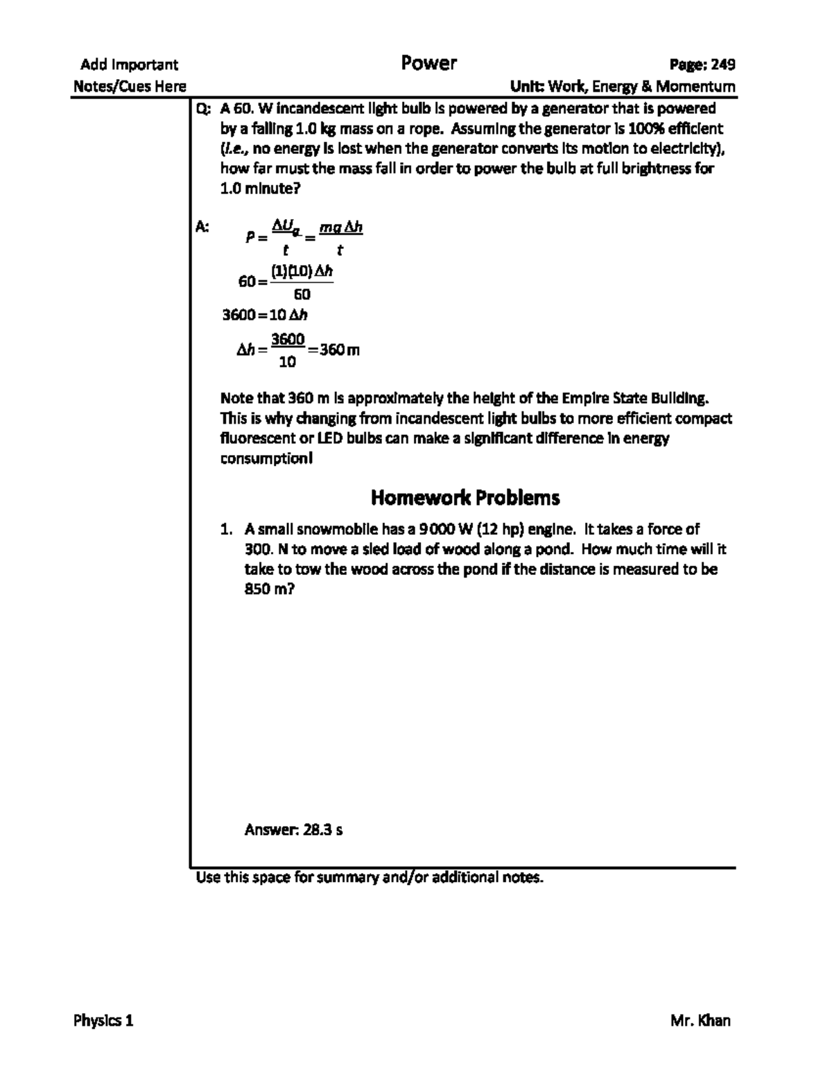 Phys2211 Section 19 Physics I Lecture Notes 19 Phys 2211 Studocu