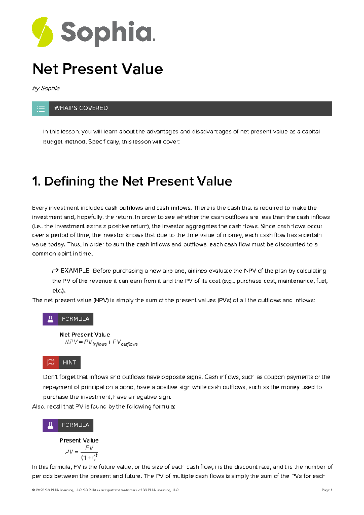 net-present-value-specifically-this-lesson-will-cover-1-defining