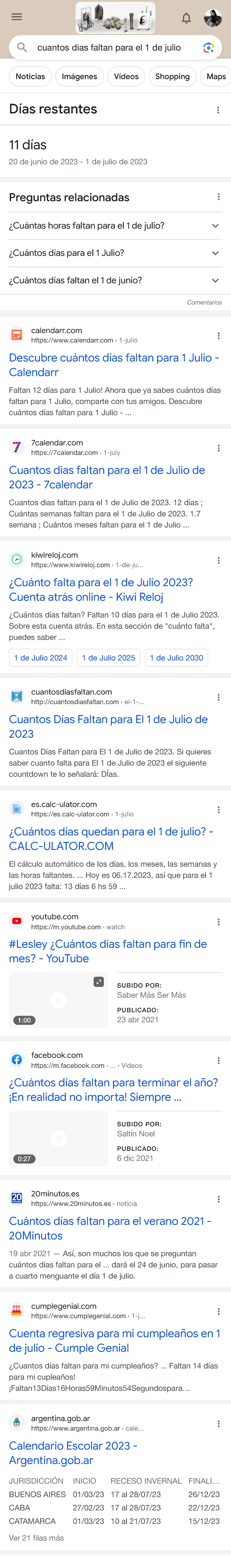 Cuantos dias faltan para el 1 de julio