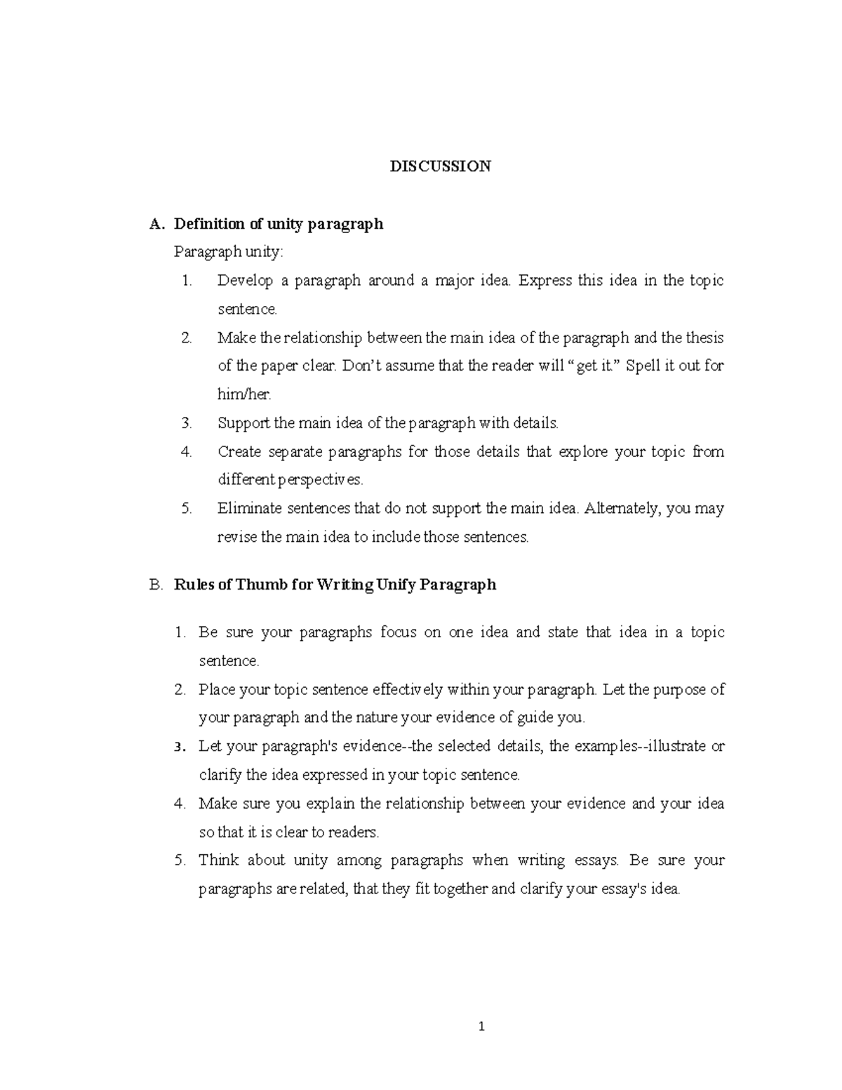 unity-reall-discussion-a-definition-of-unity-paragraph-paragraph