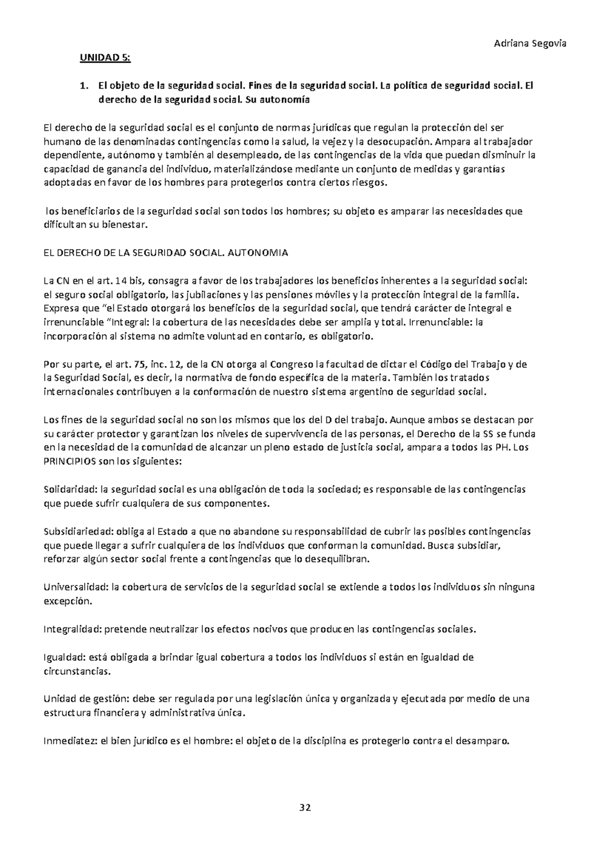 Resumen Derecho DEL Trabajo Y DE LA Seguridad Social unidad 5 6 ...