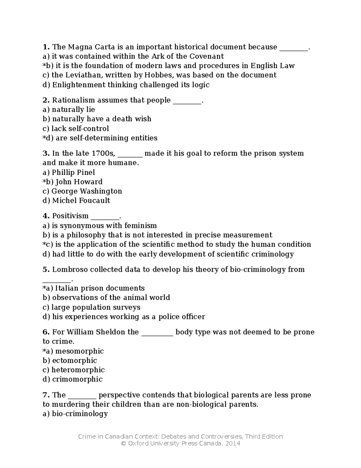 SSG Practice Quiz Chapter 3 BOG - The Magna Carta is an important ...