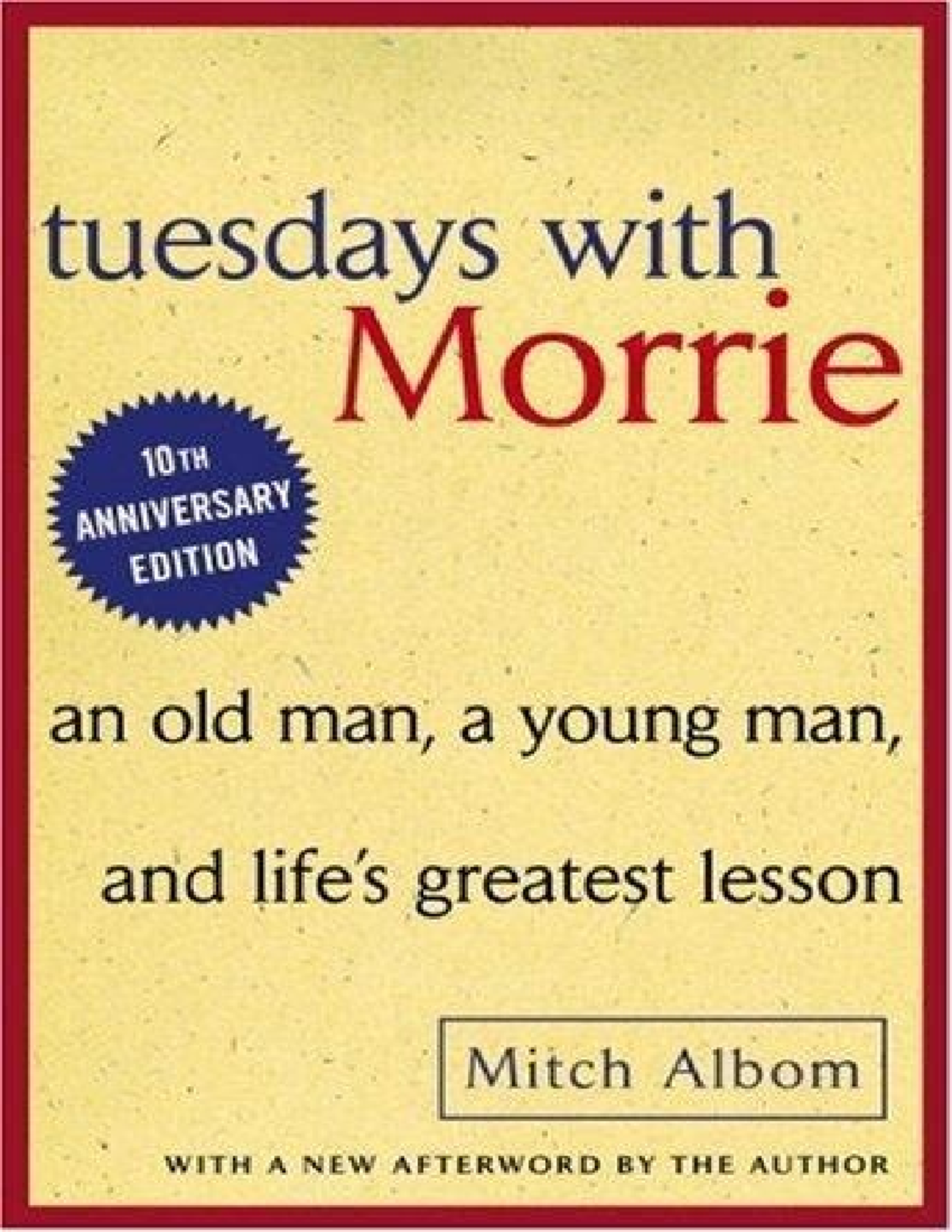 Tuesdays with Morrie by Mitch Albom (z-lib - tuesdays with Morrie an ...