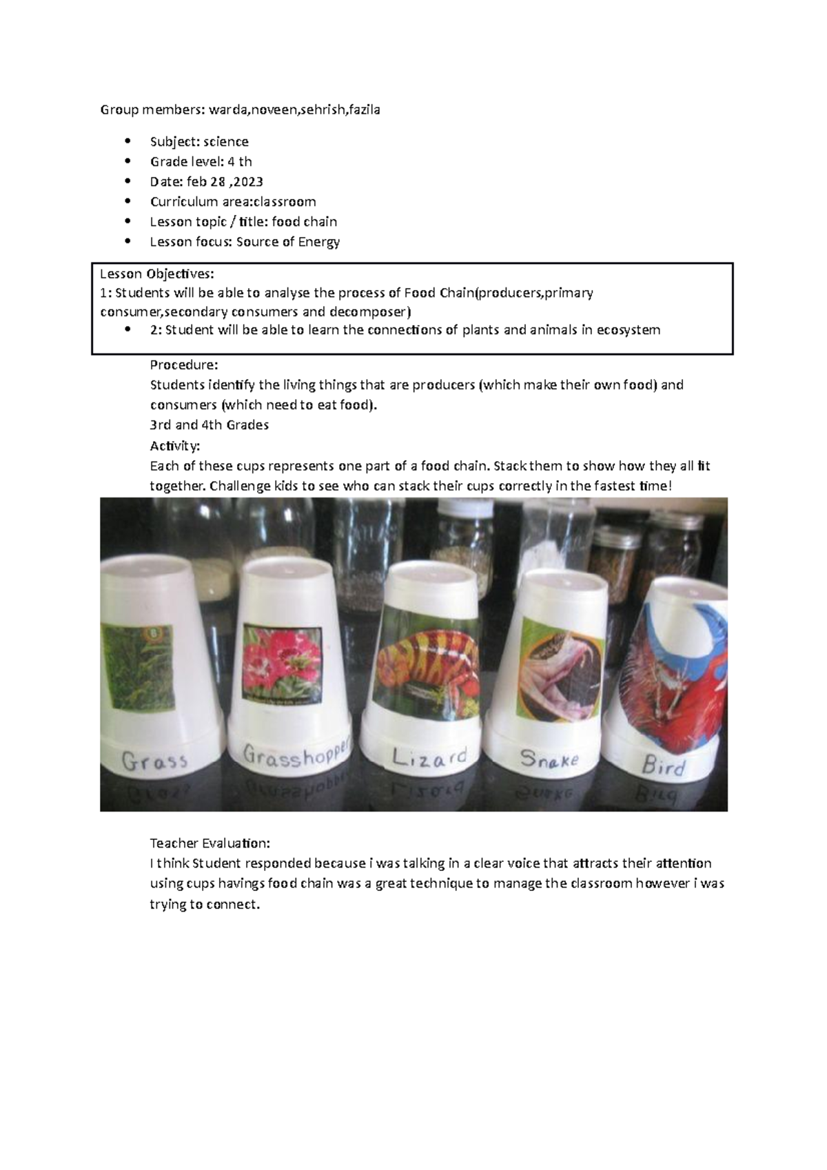 food-chain-lesson-plan-group-members-warda-noveen-sehrish-fazila