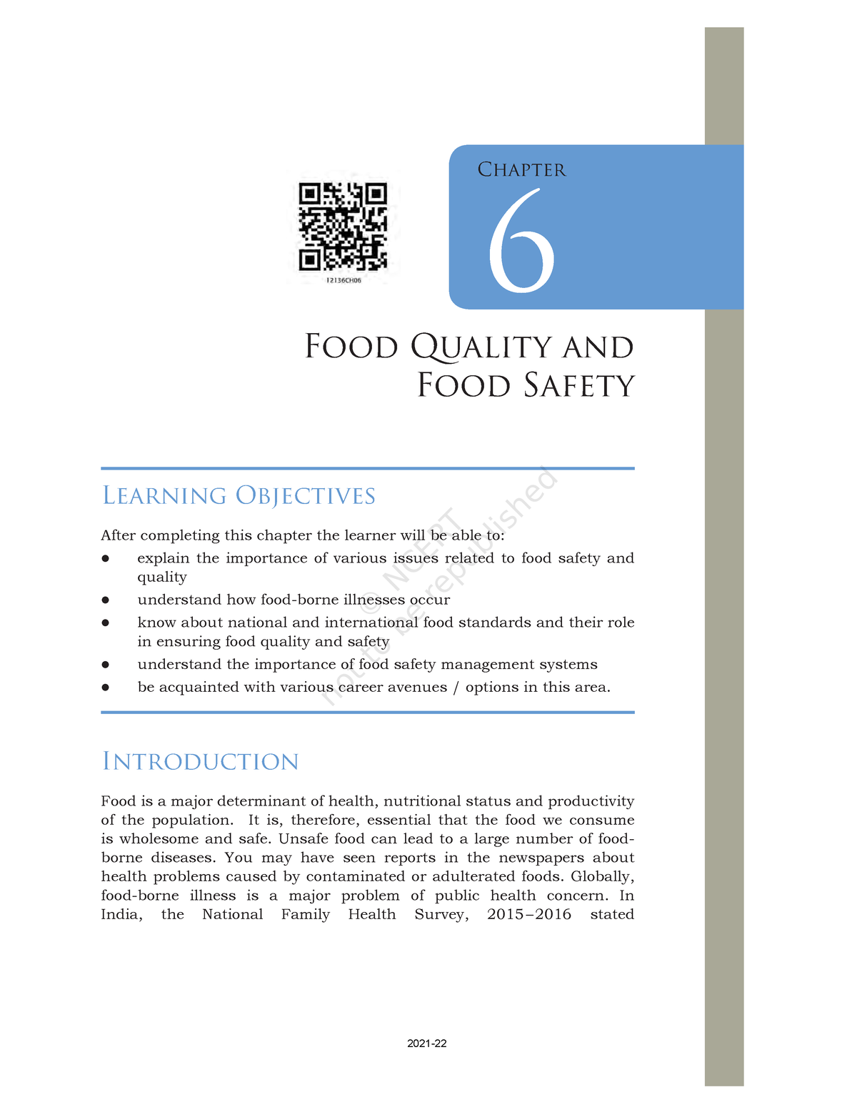 Food Quality And Safety - Introduction Food Is A Major Determinant Of ...