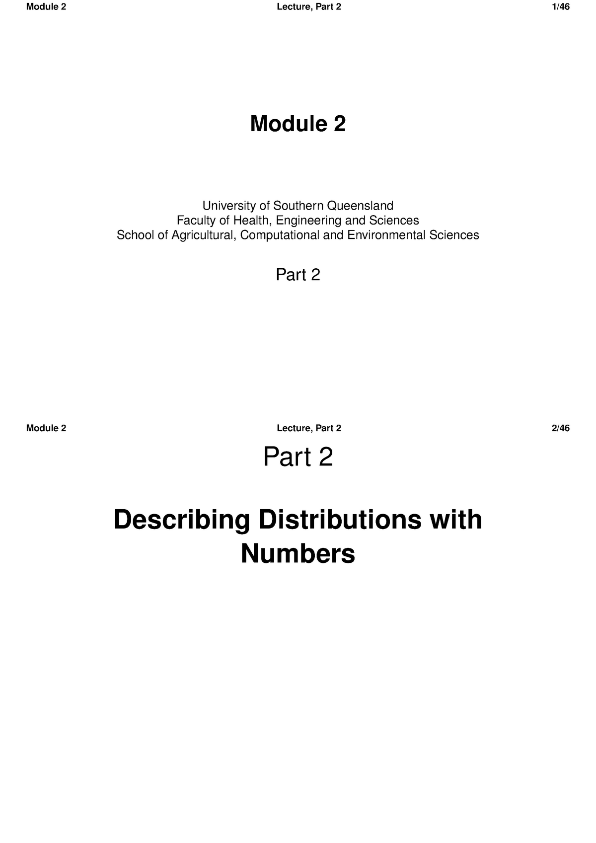 Module 2.2 Lecture Notes - Module 2 University Of Southern Queensland ...