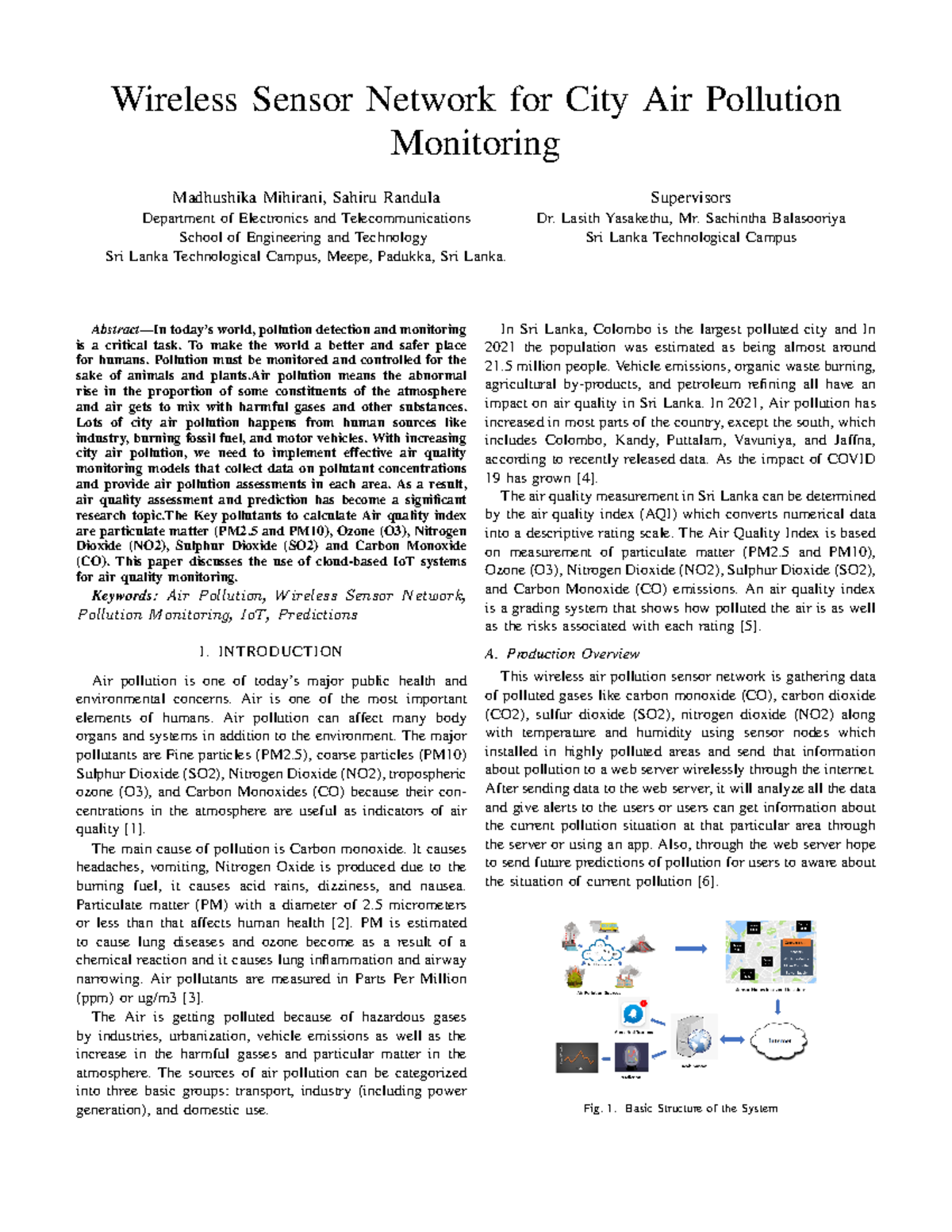 Wireless Sensor Network for City Air Pollution Monitoring Draft ...
