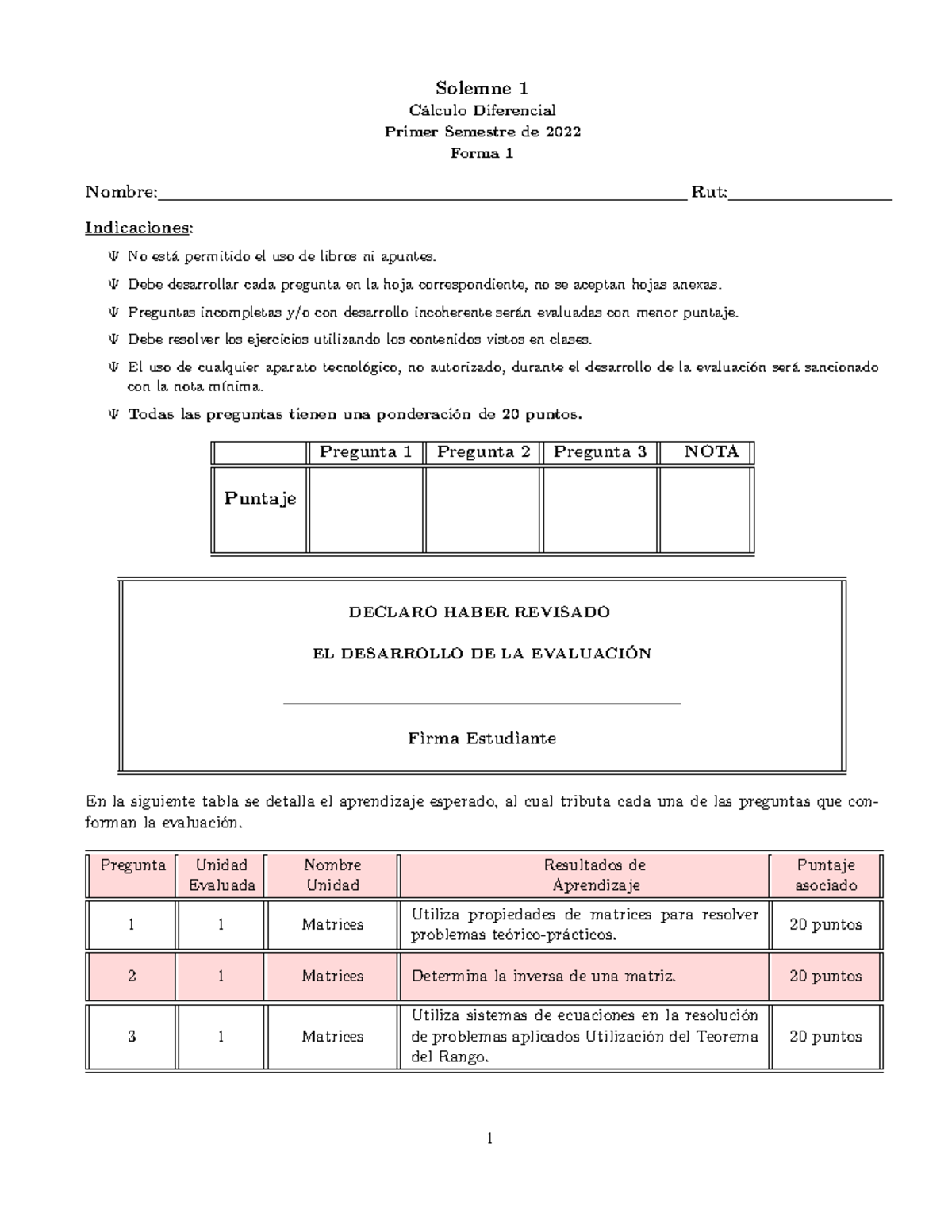 S1 Forma 1-112 - apunte - Solemne 1 Cálculo Diferencial Primer Semestre ...