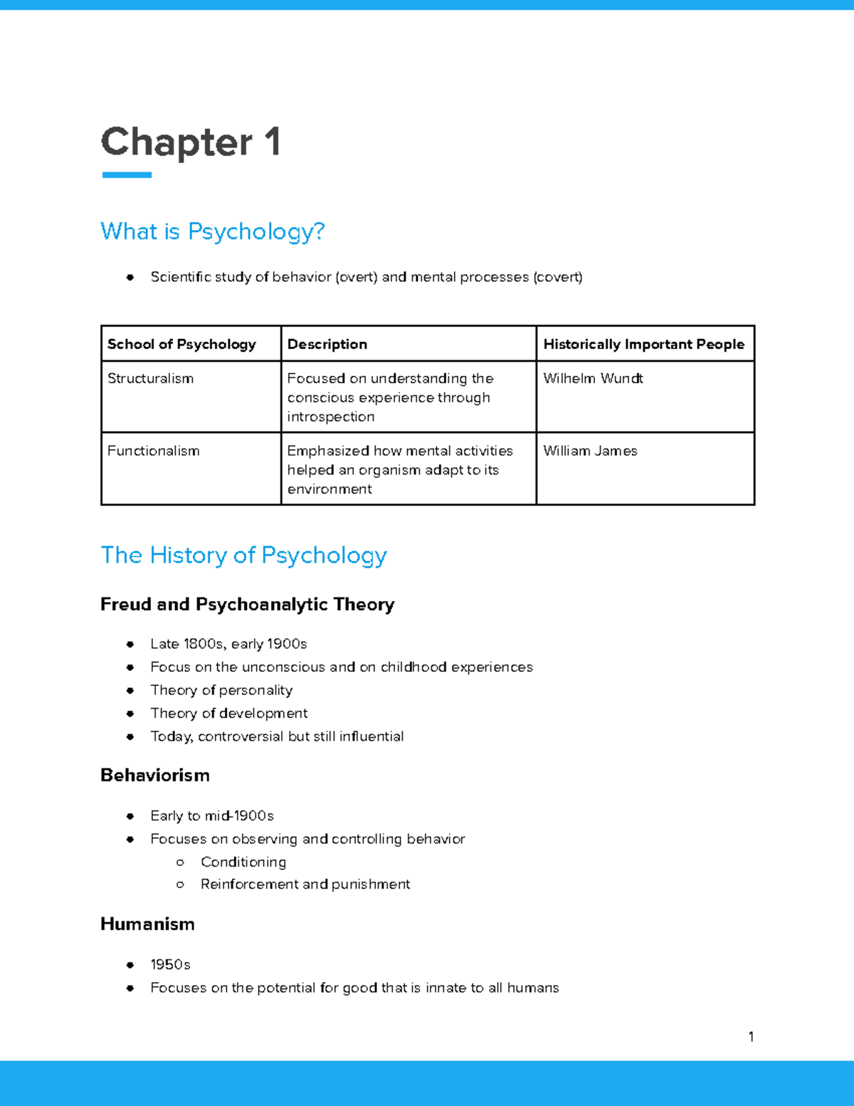 Ch.1 +2 Lecture Notes - Dr. Christopher Stanzione - Fall 2022 - Chapter ...