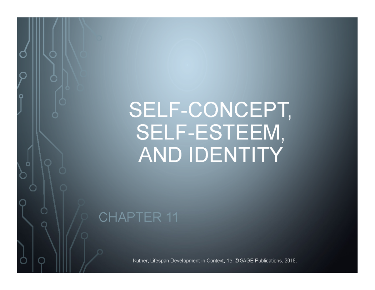 Week 8.1- Self And Identity - SELF-CONCEPT, SELF-ESTEEM, AND IDENTITY ...