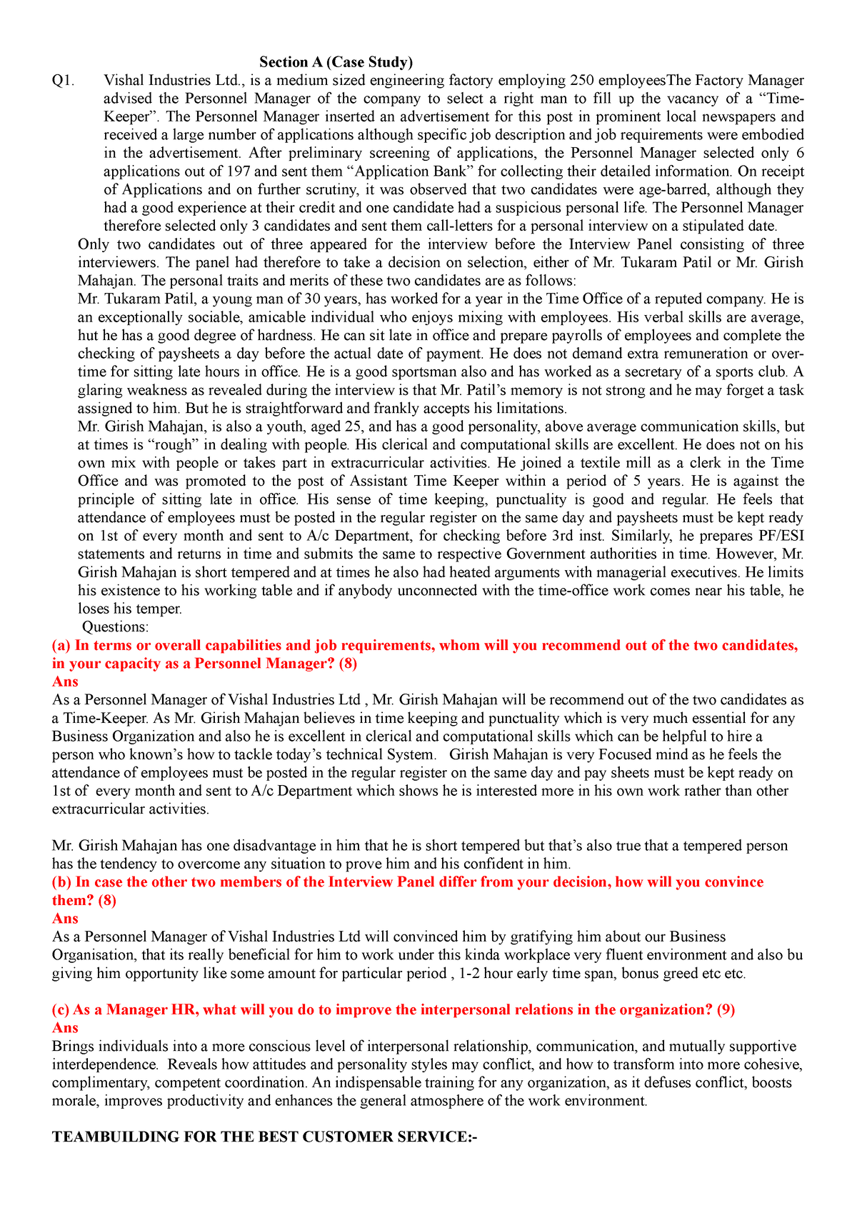 Case Study Report - MARK1012: Case Study Report The two most important  macroenvironmental factors - Studocu