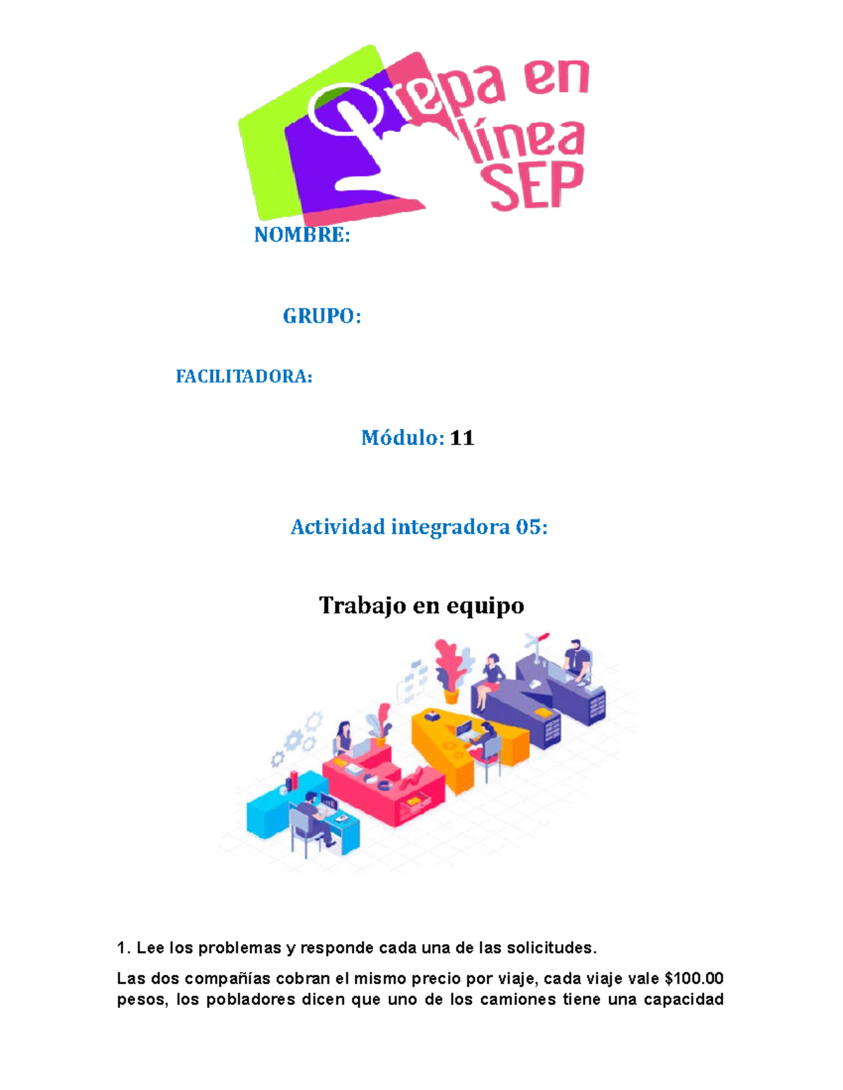 Actividad Integradora Trabajo En Equipo M11S3AI5 - NOMBRE: GRUPO ...