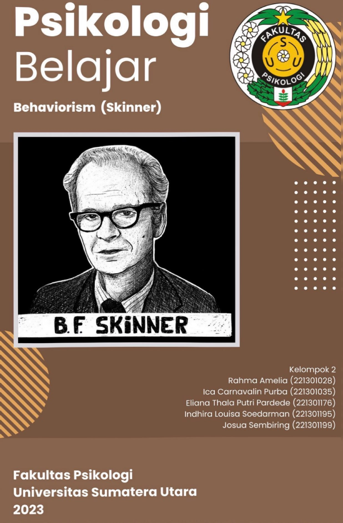 3) Behaviorisme(Skinner) - Psikologi Kepribadian - Studocu