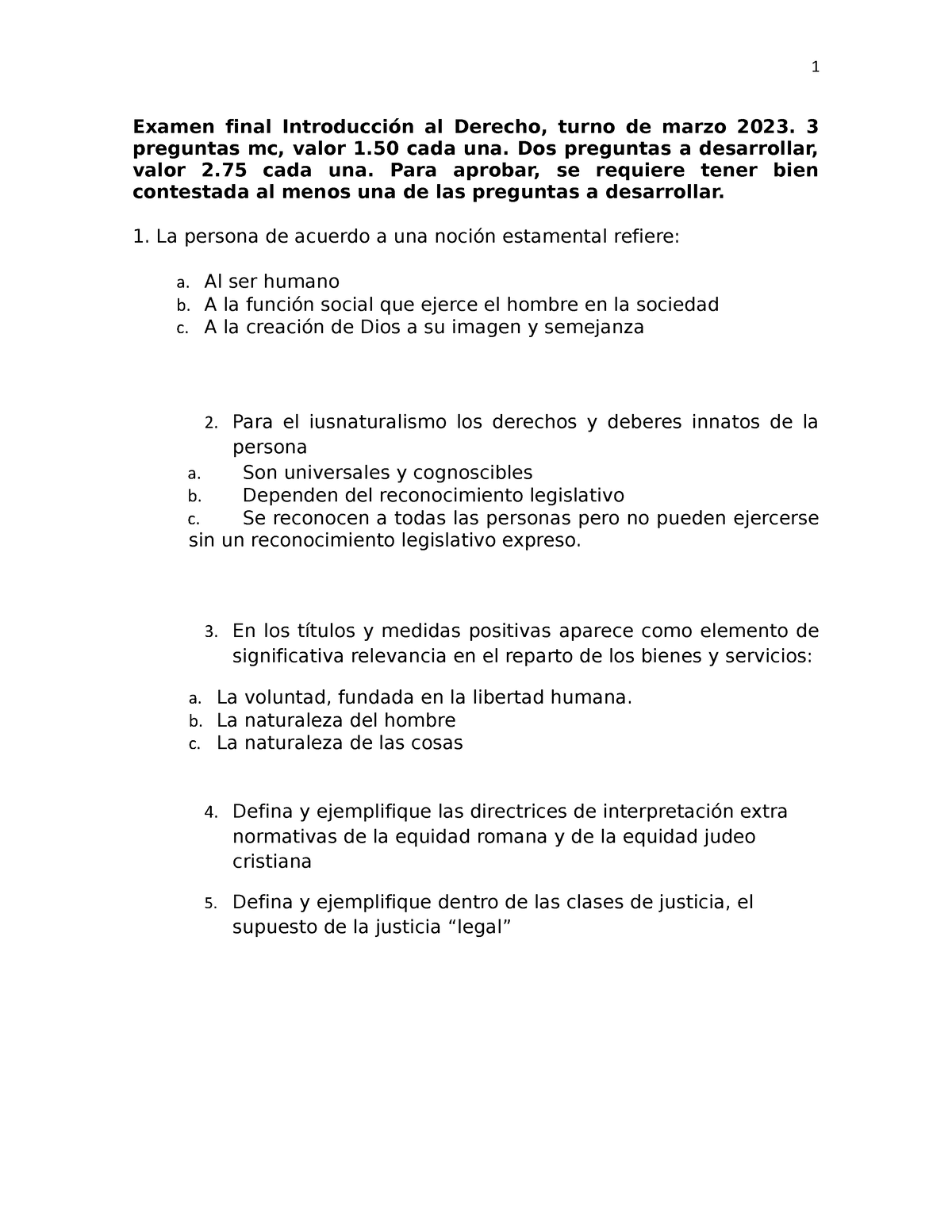 DOC-20230713 Examen - Introduccion Al Derecho - UCASAL - Studocu