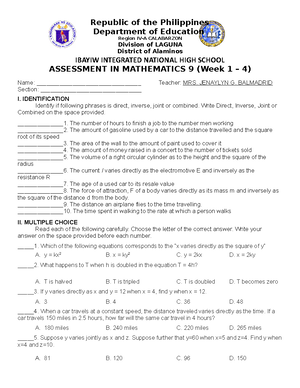 Gender AND Human Sexuality Handouts - QUARTER 1 HEALTH 8 GENDER AND ...