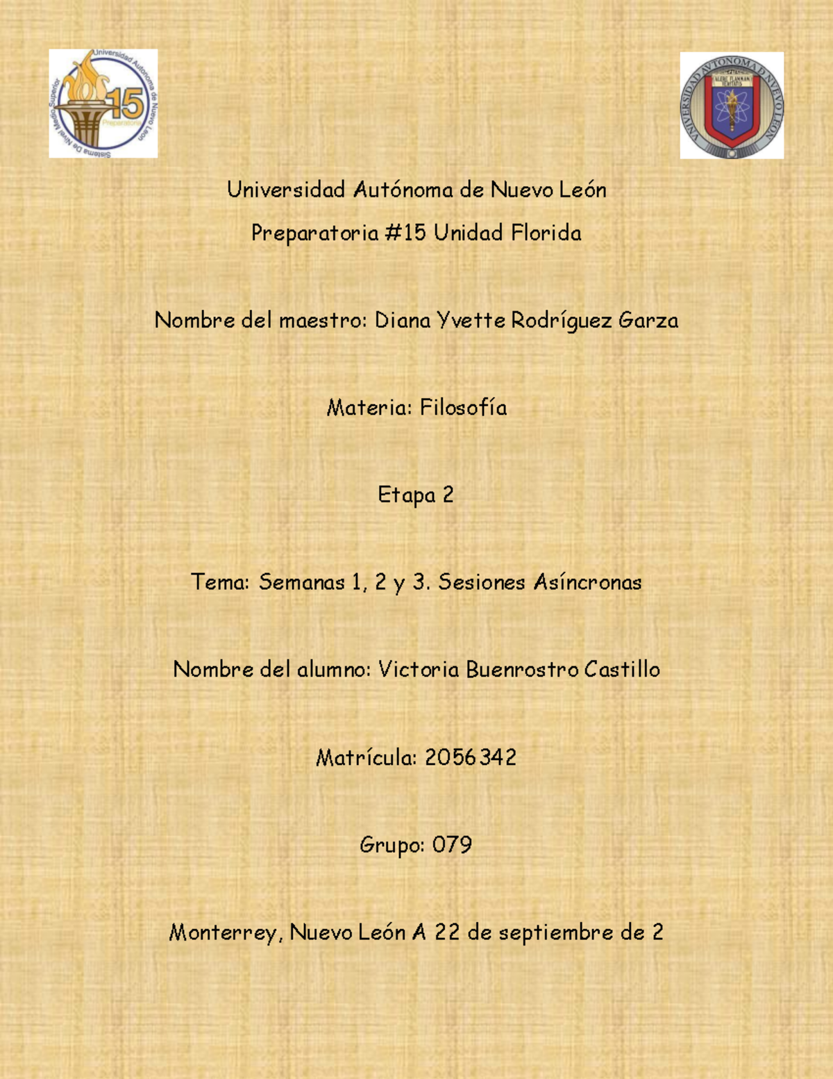 Actividad de Requisito Etapa 2 de Filosofía - Universidad Autónoma de ...