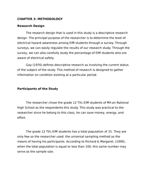 research findings chapter 4