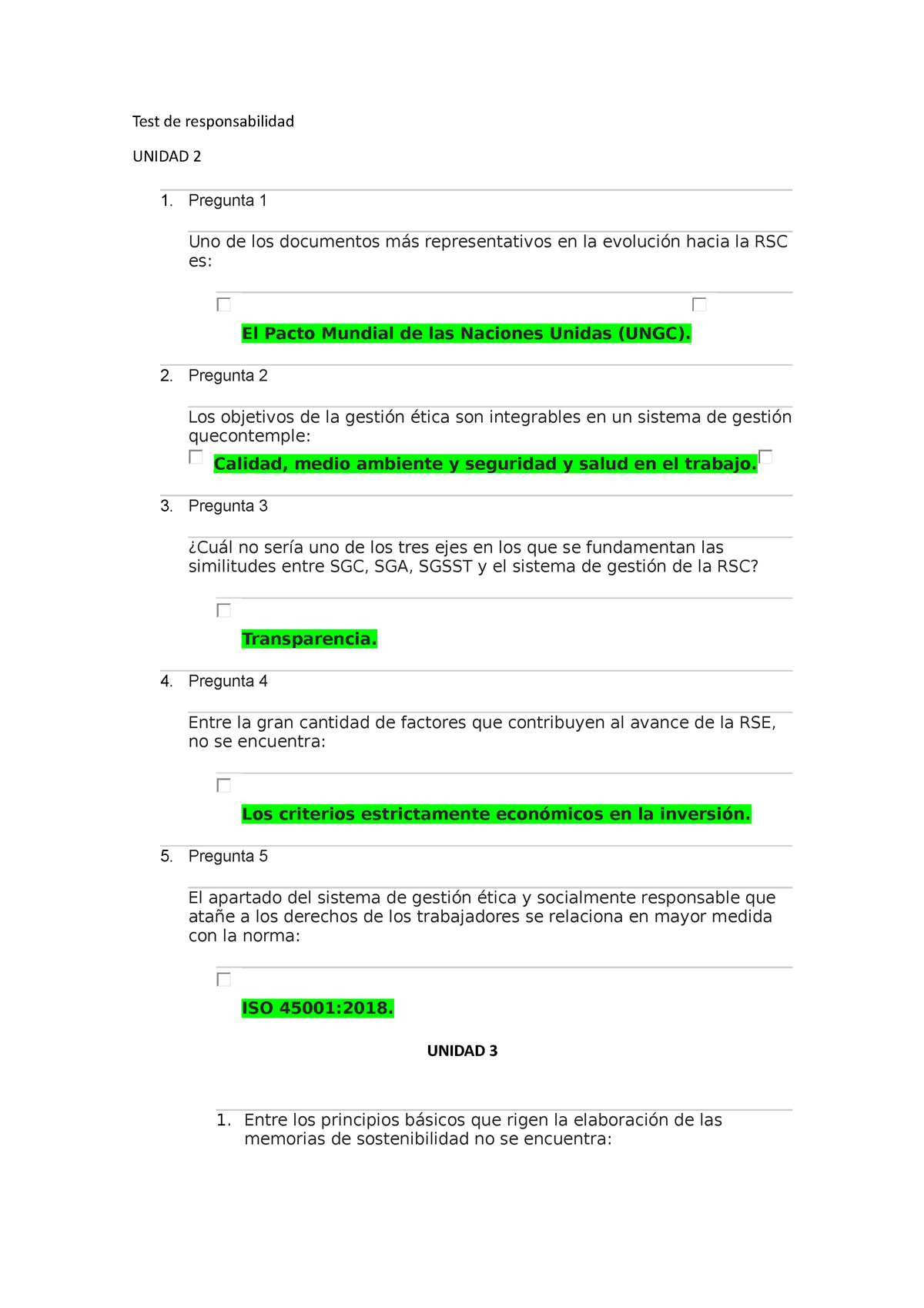 Proceso Administrativo Cuestionario #1, PDF, Responsabilidad social  corporativa