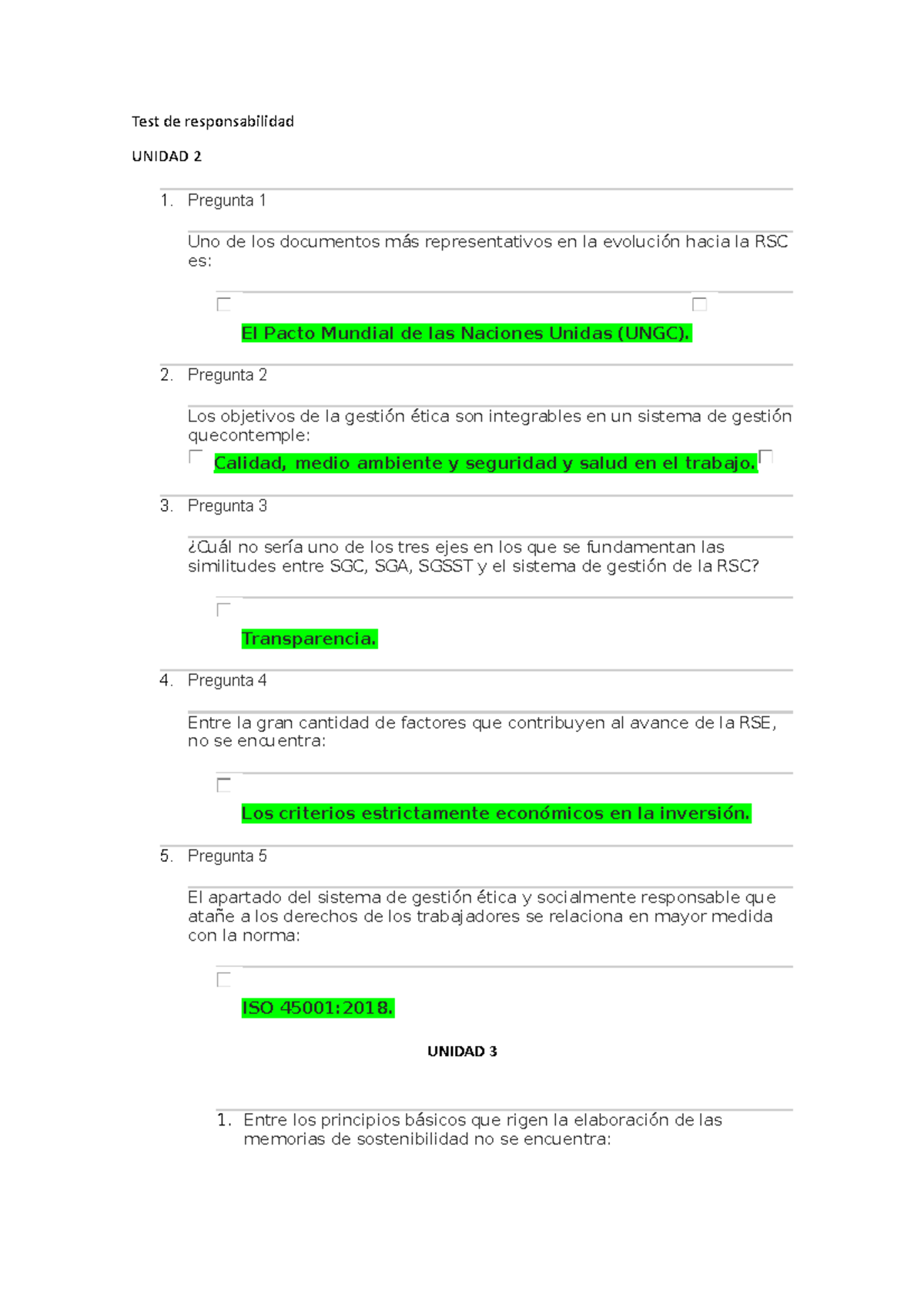 Proceso Administrativo Cuestionario #1, PDF, Responsabilidad social  corporativa