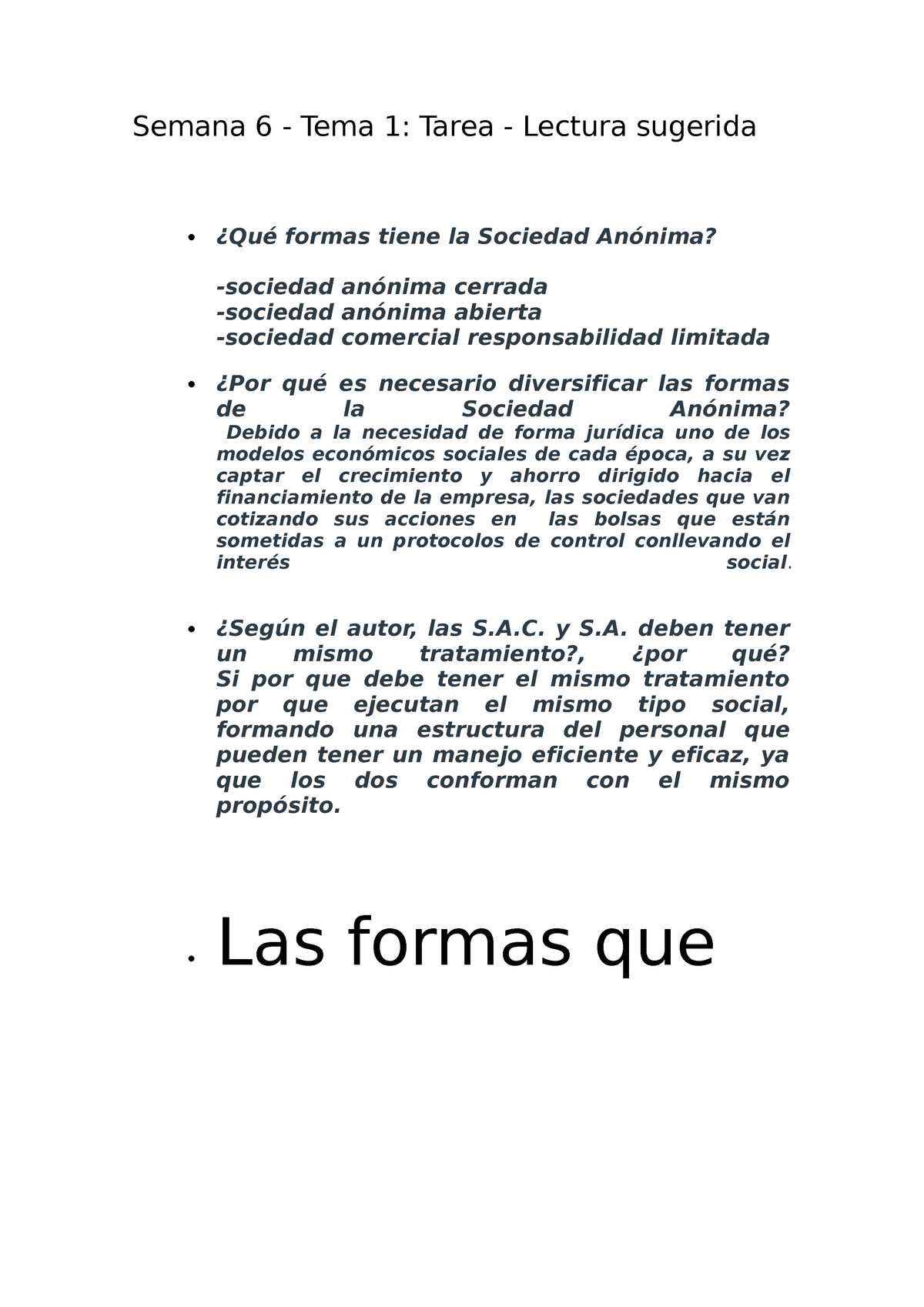 Semana 6 Derecho - Semana 6 - Tema 1: Tarea - Lectura Sugerida ¿Qué ...