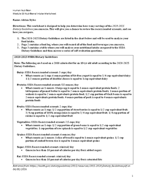 AStyles Module+04+Assessment 030123 - Module 04 Assignment - Nutrition ...