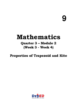 Mathematics Quarter 3 module 3 - i Mathematics Quarter 3 – Module 3 ...