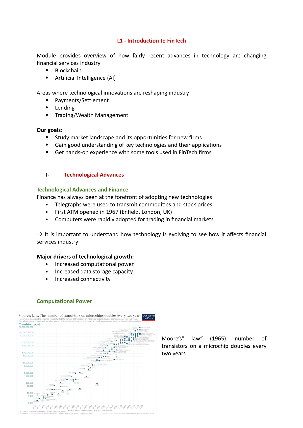 1. Introduction To Fin Tech - L1 - Introduction To FinTech Module ...