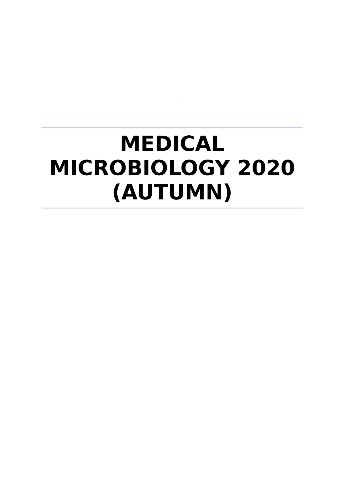 recent research topics in microbiology 2020