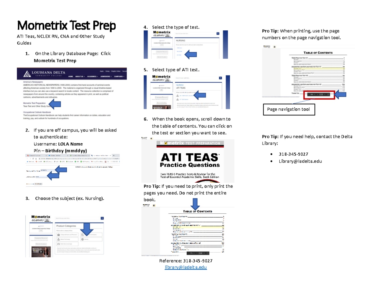 Mometrix How To With Screenshots Reference 318 345 9027 Library