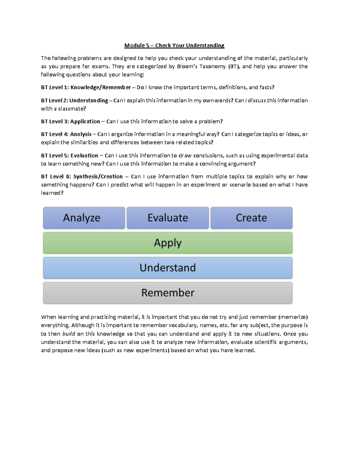 Module 5 Check Your Understanding Practice Problems - Module 5 – Check ...