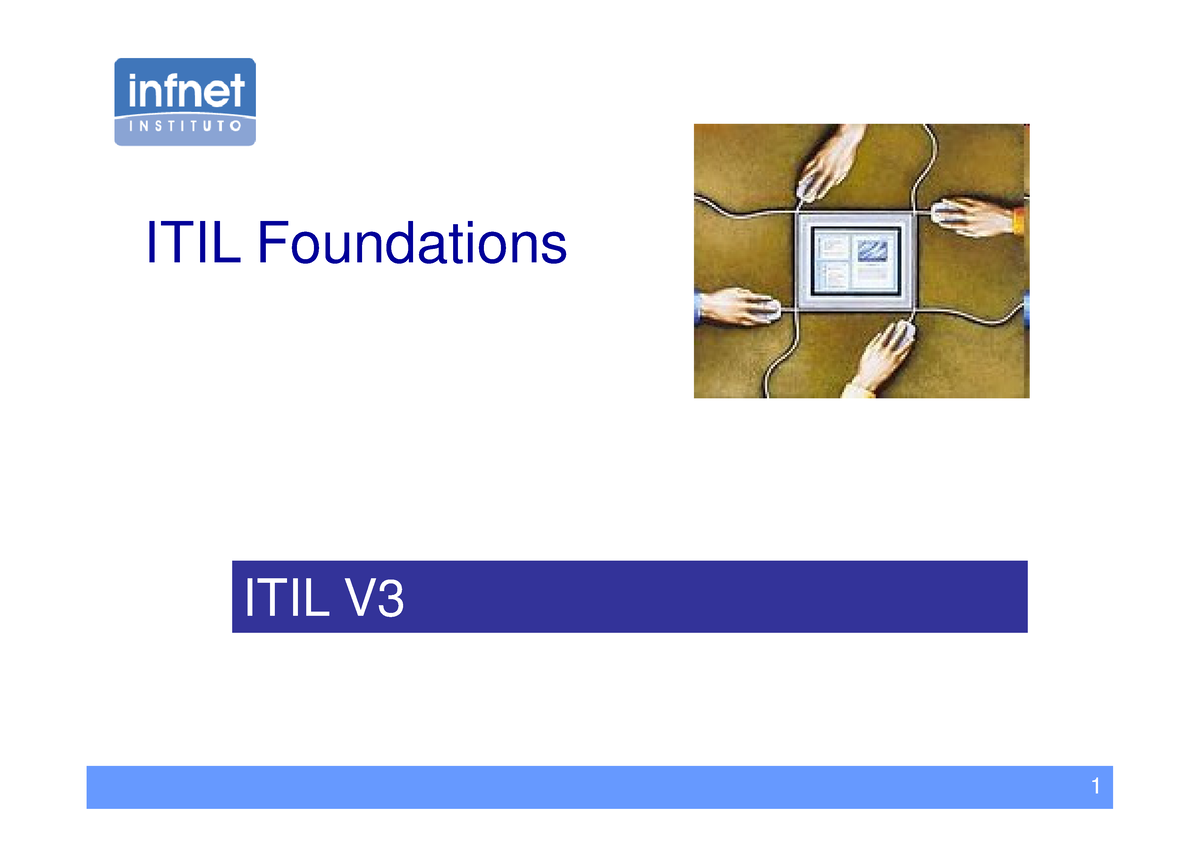 Fundamentos Do ITIL - ITIL Foundations ITIL V ITIL – V Estratégia De ...