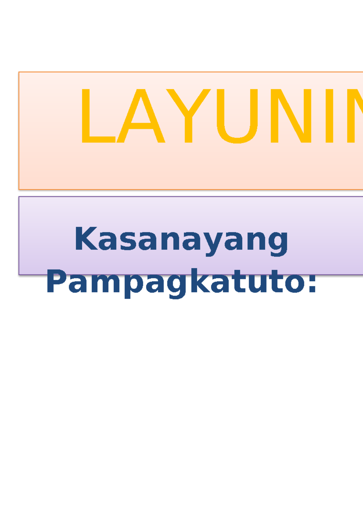 Kasanayang Pampagkatuto tula - Science, Technology, Engineering, and ...