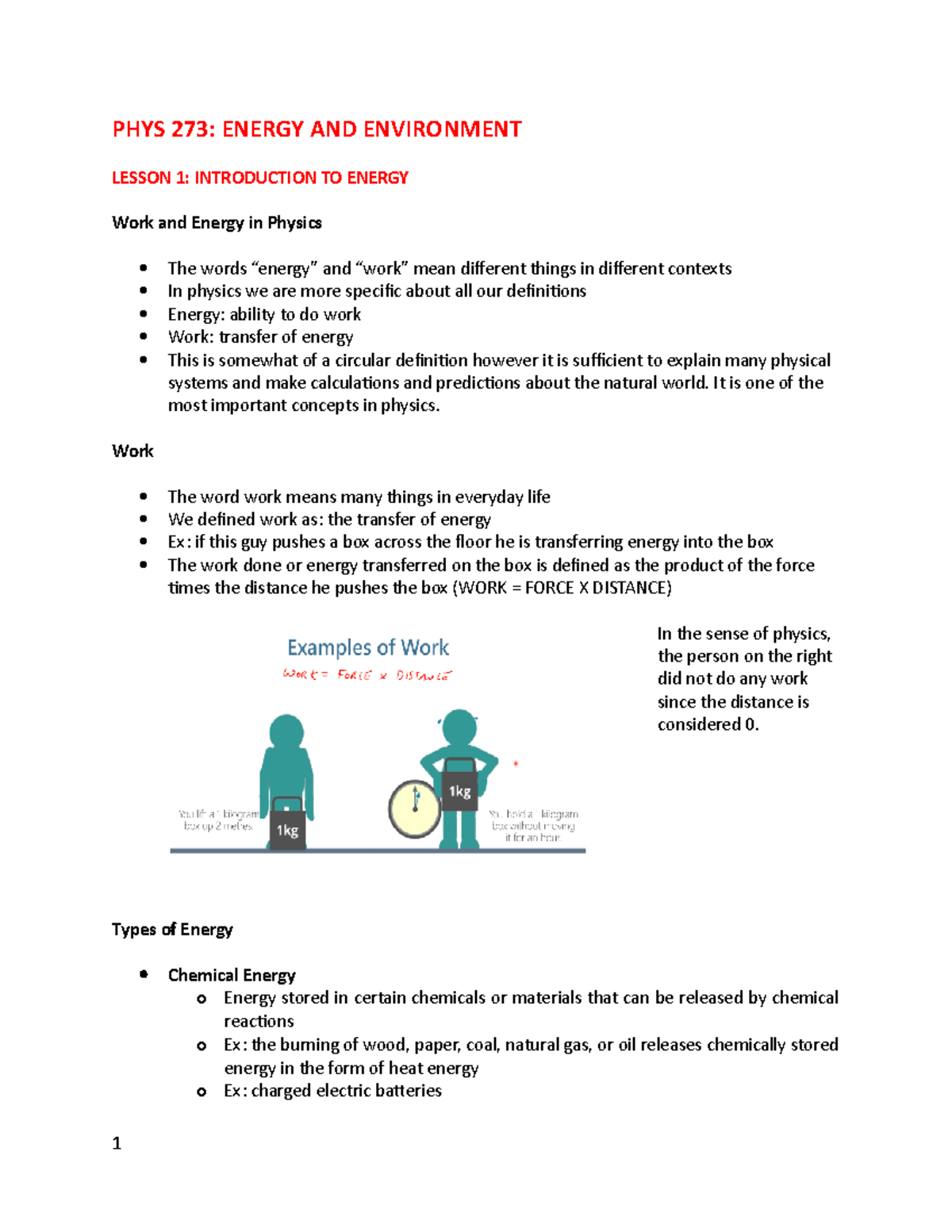 PHYS273 Full notes - PHYS 273 - Concordia - Studocu