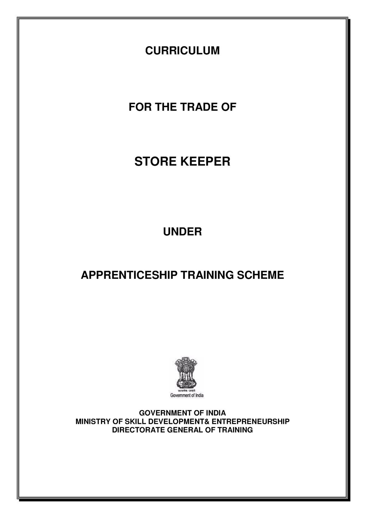 store-keeper-2-1-notes-curriculum-for-the-trade-of-store-keeper