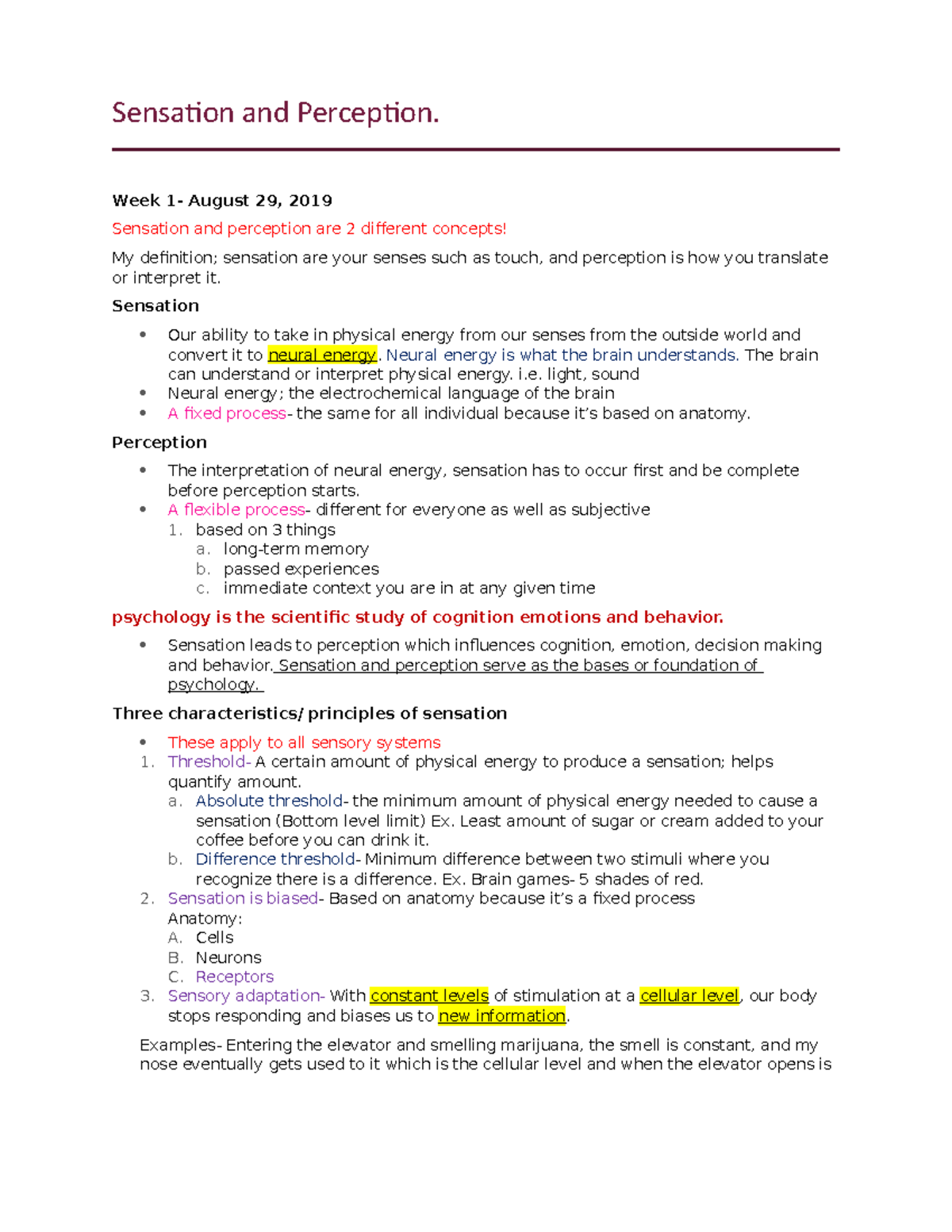 sensation-perception-notes-sensation-and-perception-week-1-august