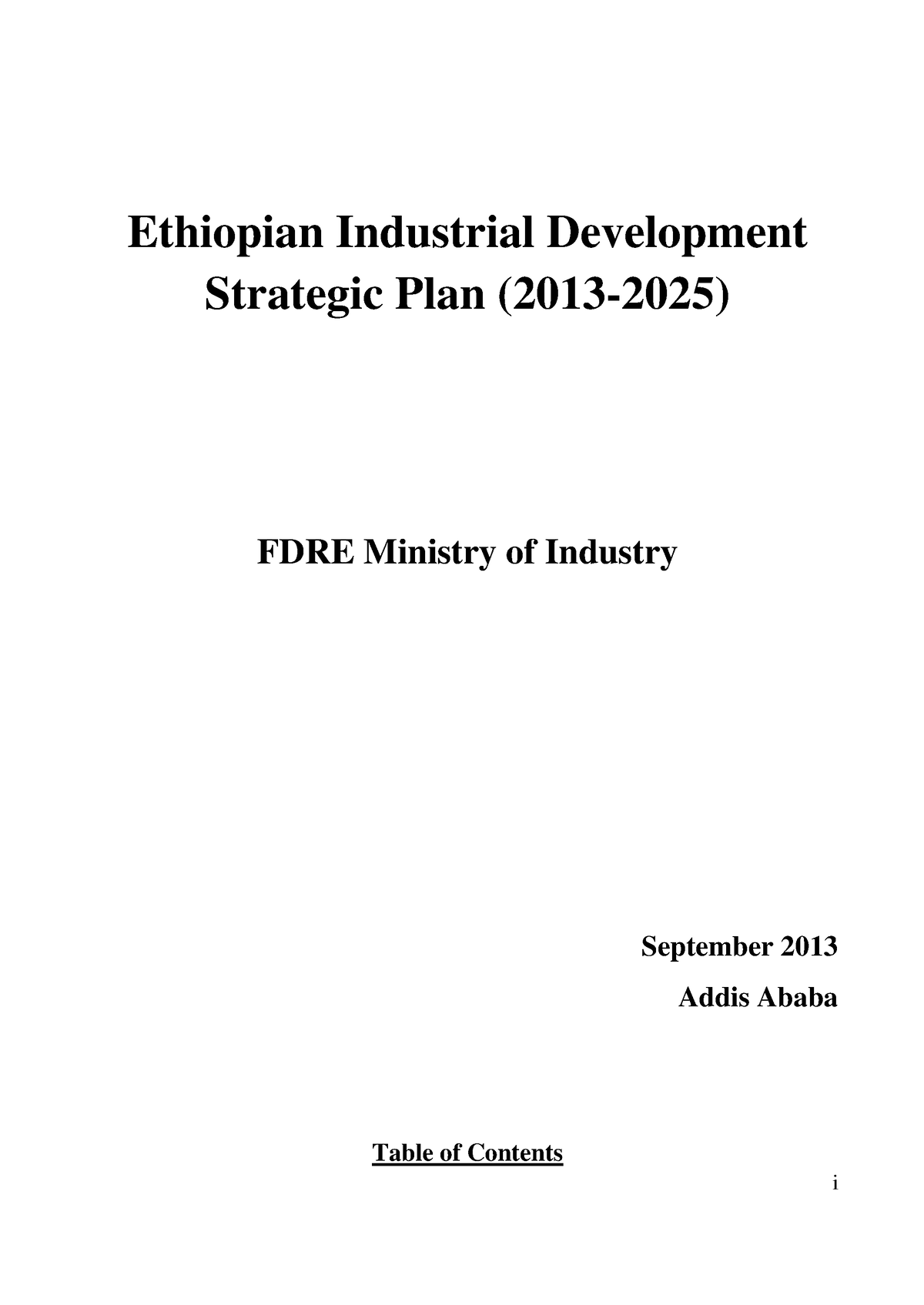 business plans examples in ethiopia