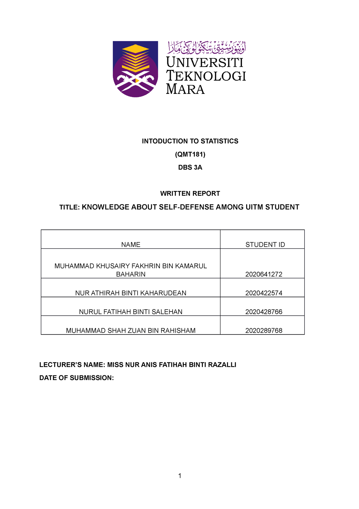 qmt181 group assignment