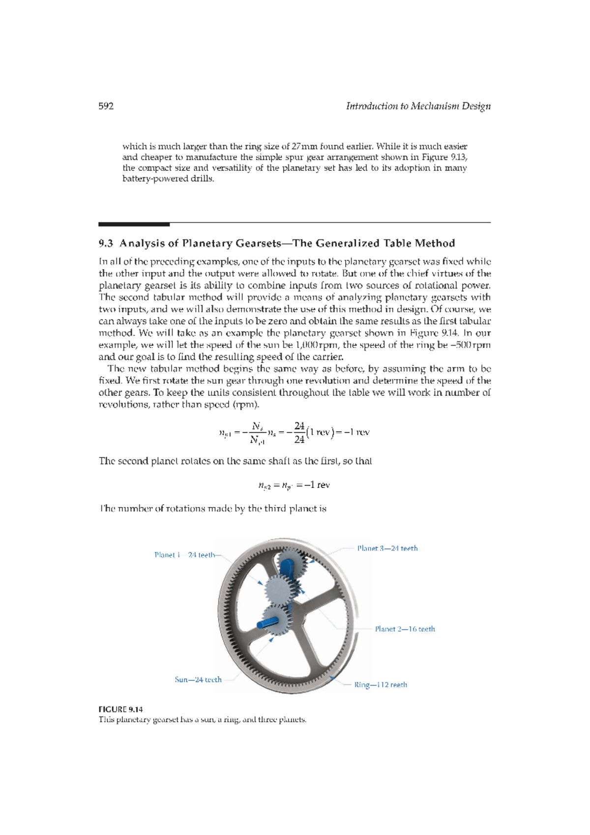 Método tabular mecânica aplicada - 592 Introduction to Mechanism Design ...