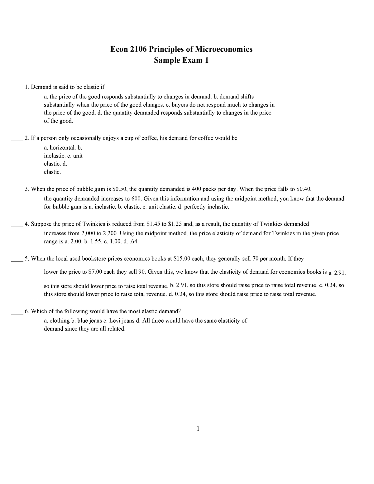 Charpter One Assessment Hope This Help - Econ 2106 Principles Of ...