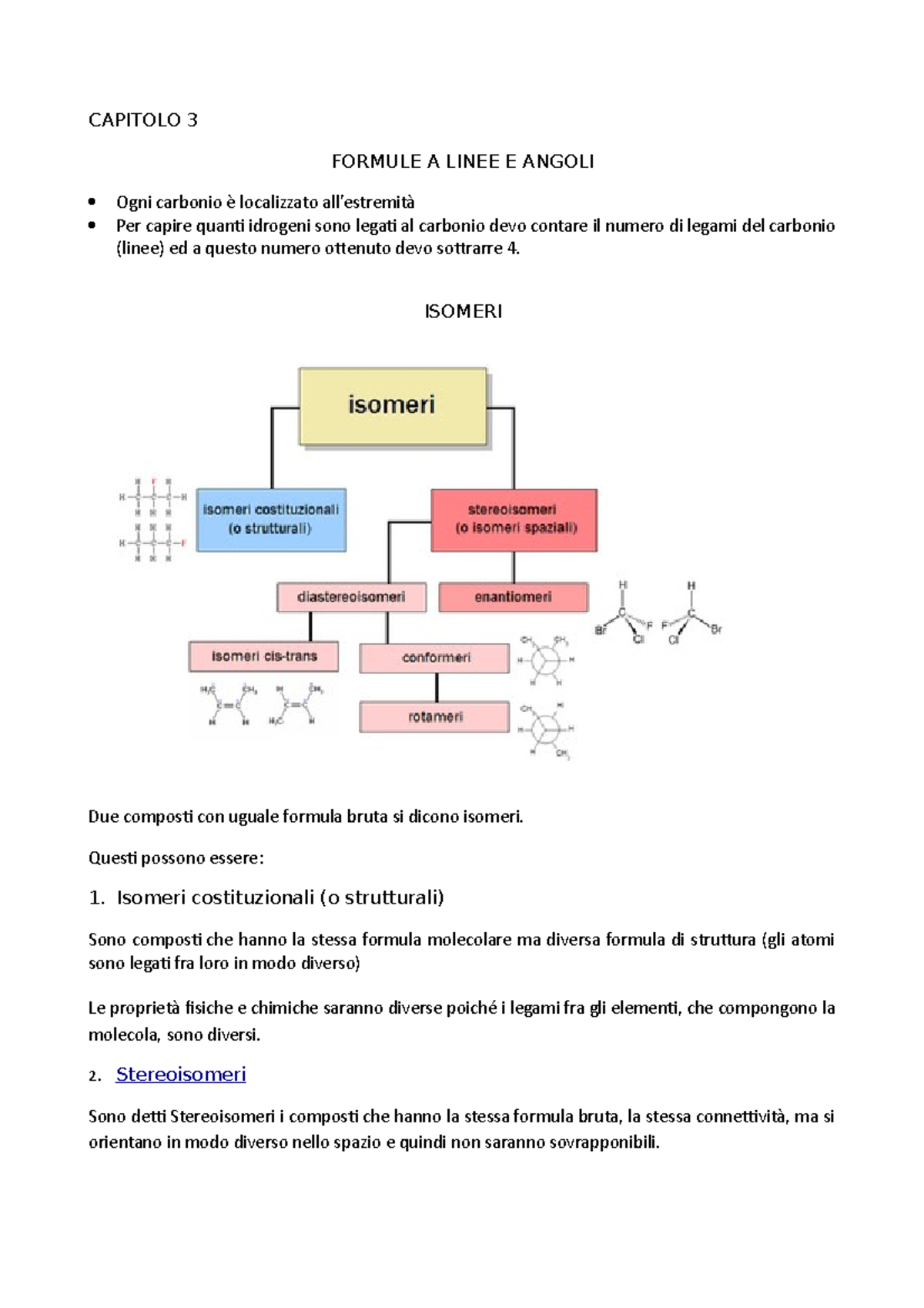 Chimica Organica - Cosa Sono Gli Isomeri Spiegazione, Esempi, Mappe ...