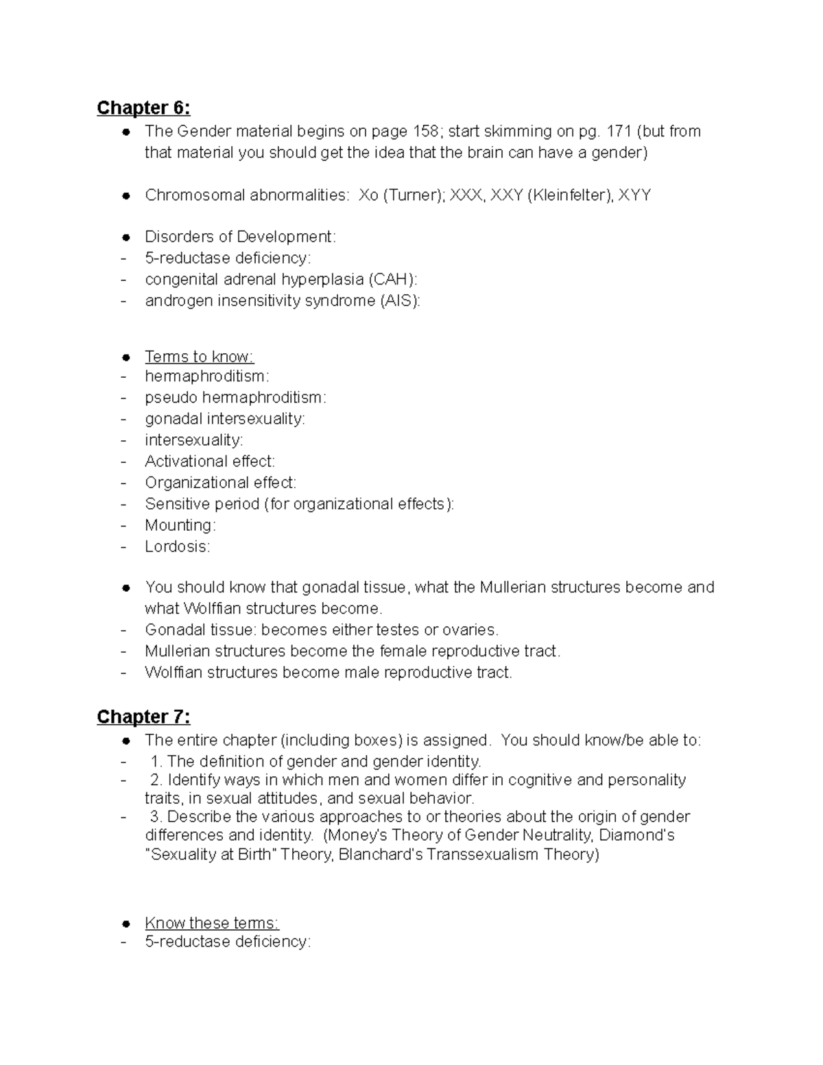 Human Sexuality exam 2 - full guide to human sexuality exam 2 - Chapter ...