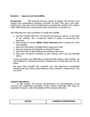 Module 3 basic concept of disaster - CDISASTER READINESS & RISK ...