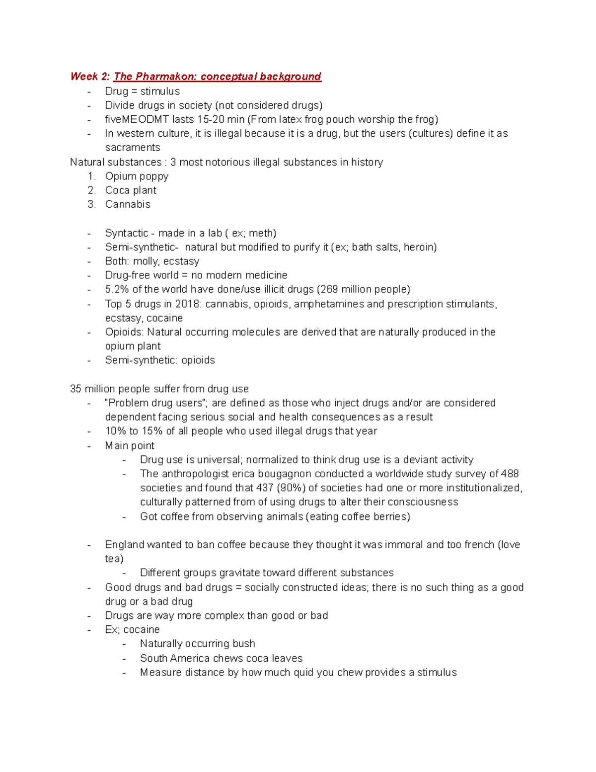 Week 2 The Pharmakon conceptual background - Week 2: The Pharmakon ...