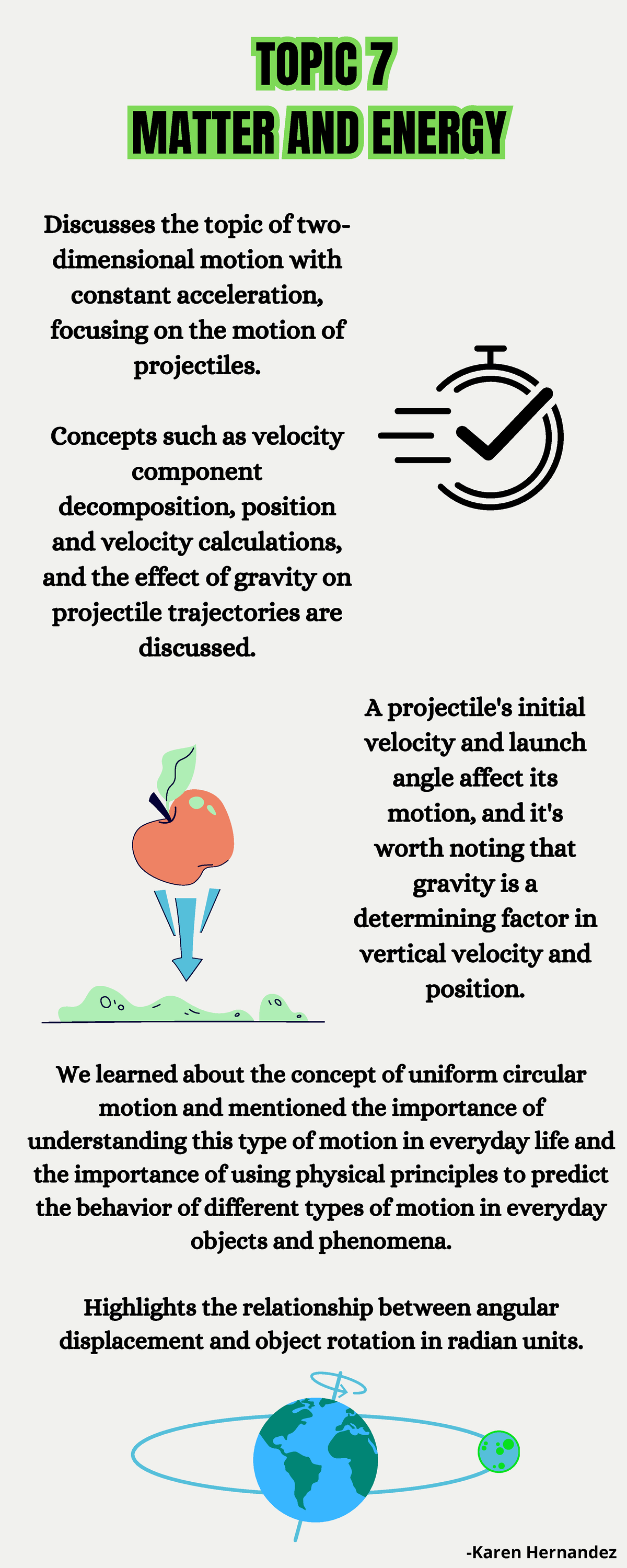 The Exposition - ueielflflrllflf - TOPIC 7 MATTER AND ENERGY TOPIC 7 ...