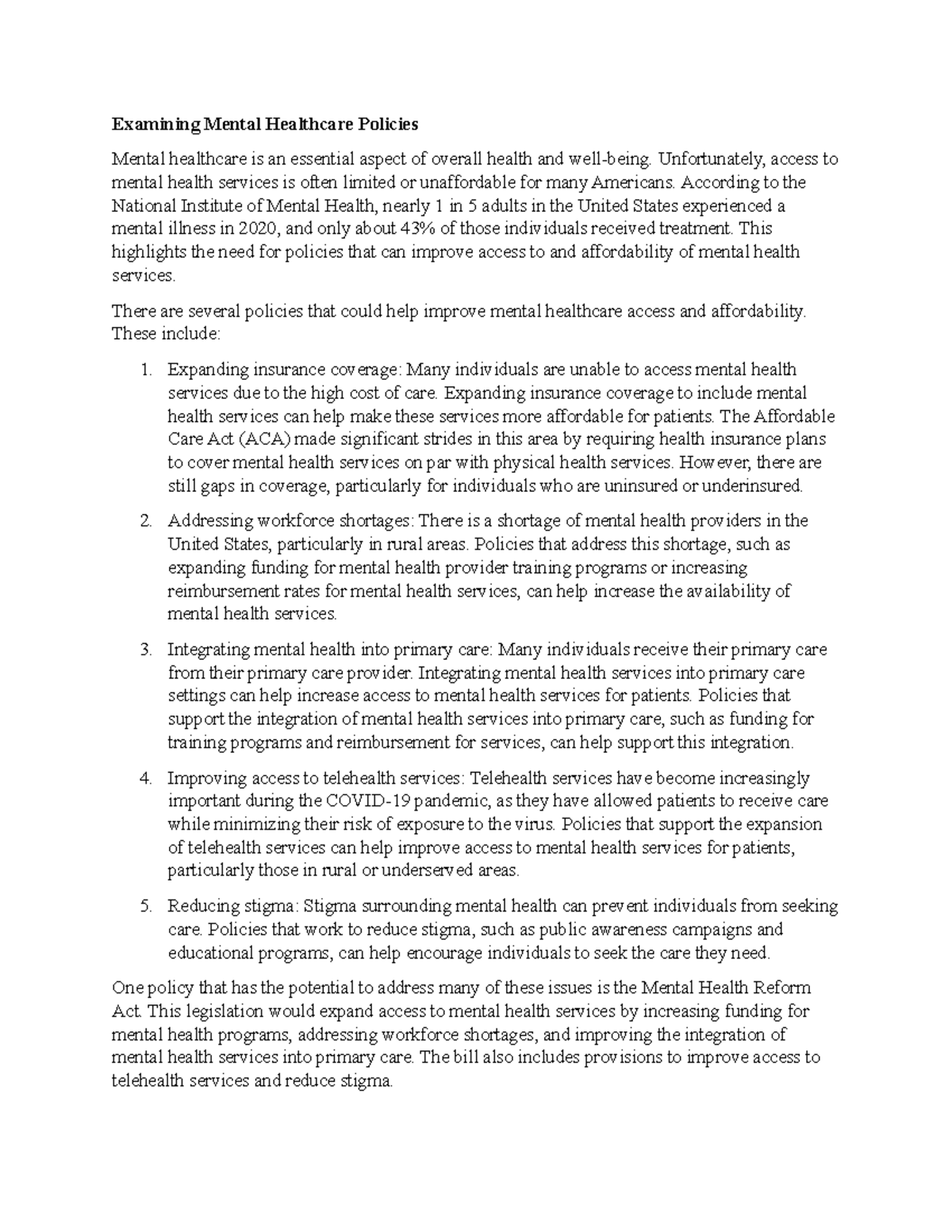 examining-mental-healthcare-policies-unfortunately-access-to-mental