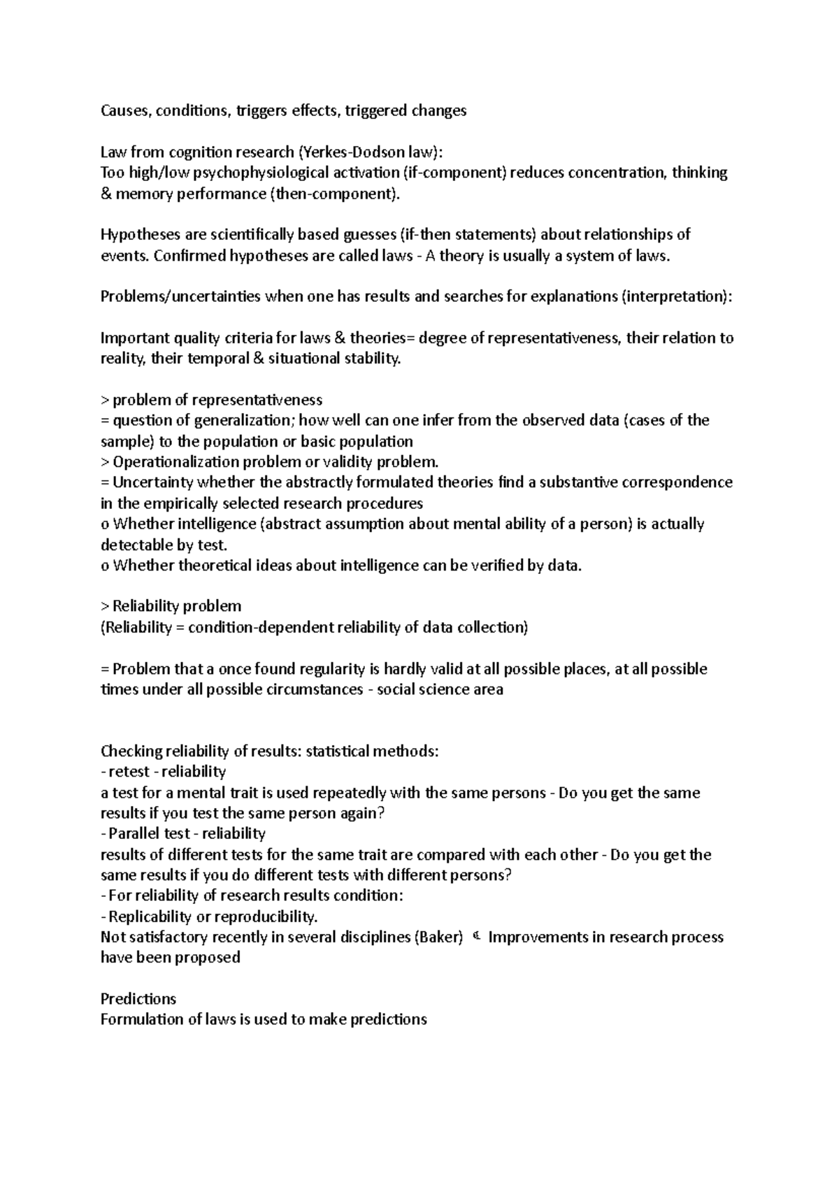 Causes Social Psychology Causes, conditions, triggers effects